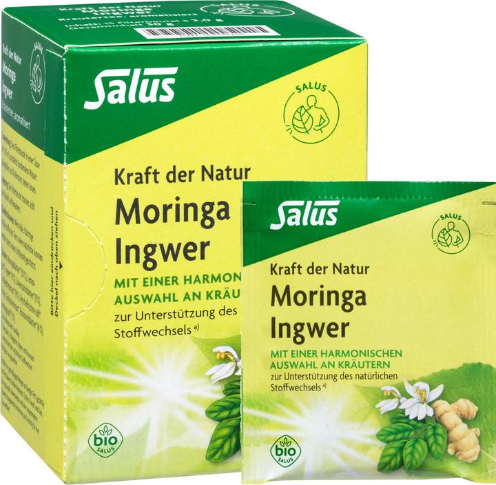 Produktbild Salus Moringa Ingwer Tee Bio (63 g)