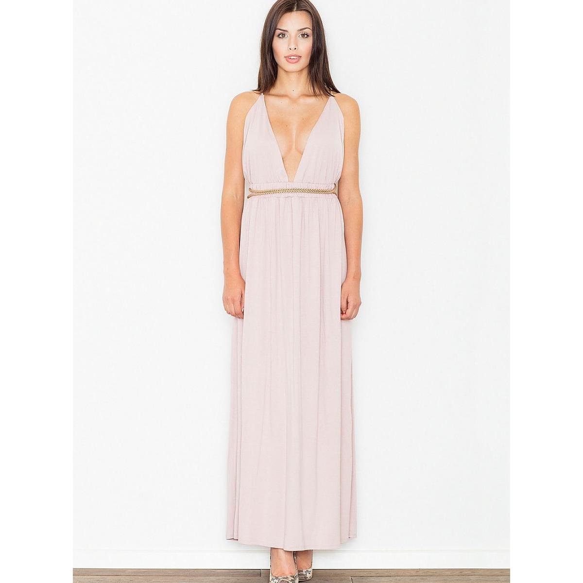Figl, Damen, Kleider, Langes Kleid, Rosa, (L)
