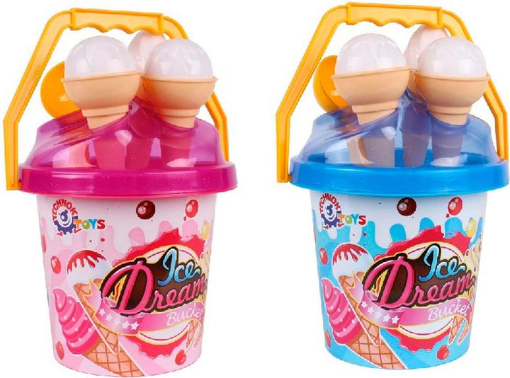 Actual product image Technok Sun Fun Bucket Set Ice Dream, 9 pcs.