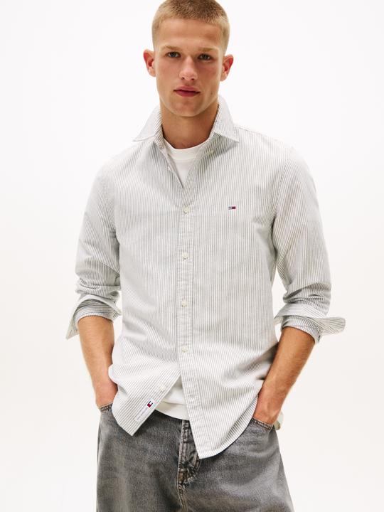 Immagine prodotto Tommy Jeans Camicia Oxford a Righe Sottili (3XL)