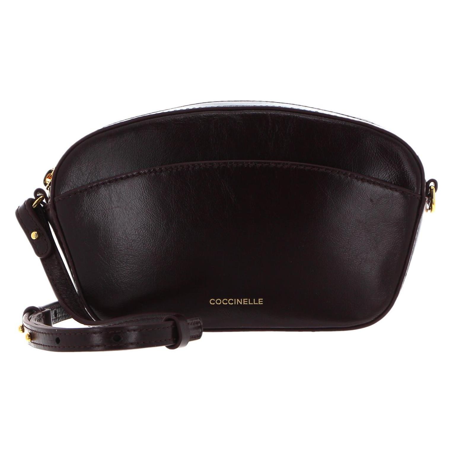 Coccinelle, Damen, Handtasche, Enchanteuse Mini Bag Craquele Leather, Braun