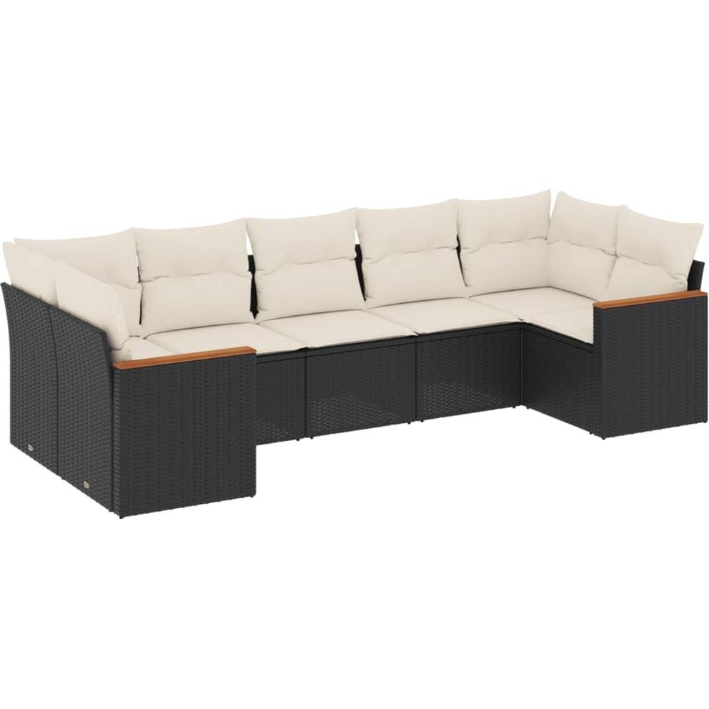VidaXL, Gartenlounge, 10-tlg. Garten-Lounge-Set mit Kissen