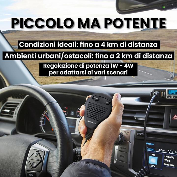 Produktbild Midland M Mini USB AM FM 27mc radio (4 km)