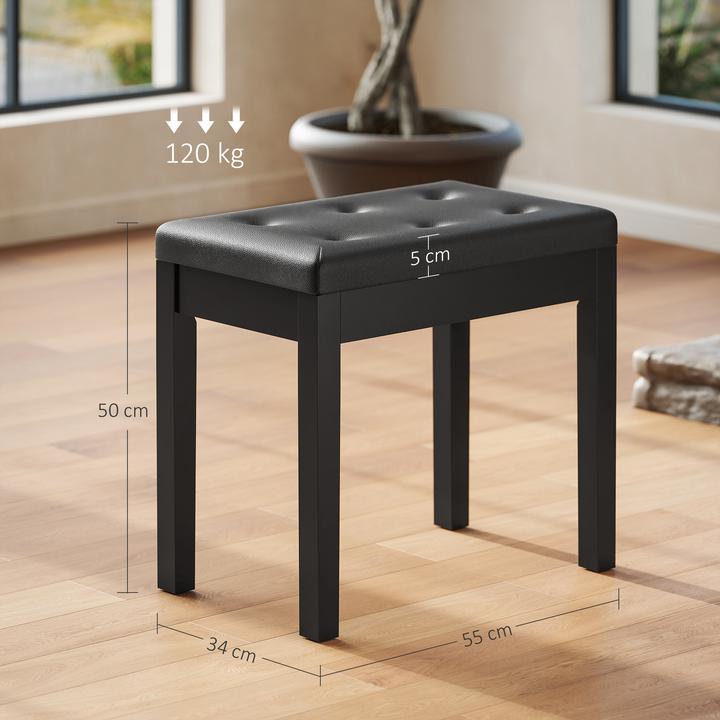 Actual product image Homcom Piano bench (55 cm)