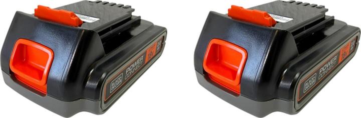 Black & Decker BL 2018 Akku 18 V 2,0 Ah / 2000 mAh Li-Ion Doppelpack (18 V)