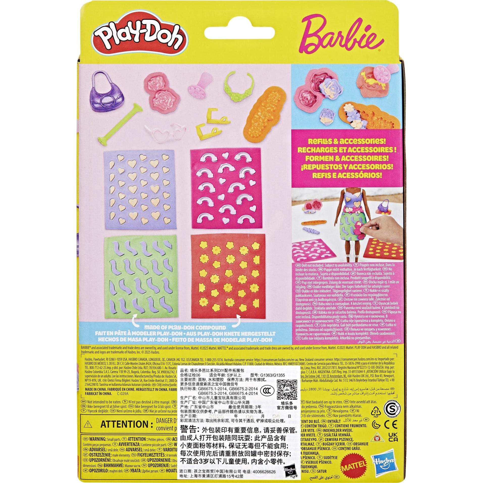 Play-Doh Barbie Blumen & Blüten Accessoire-Pack