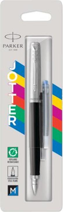 Produktbild Parker Füller JOTTER Originals C.C. M Bl/SW 1er Blis (Edelstahl, Schwarz, 1x)