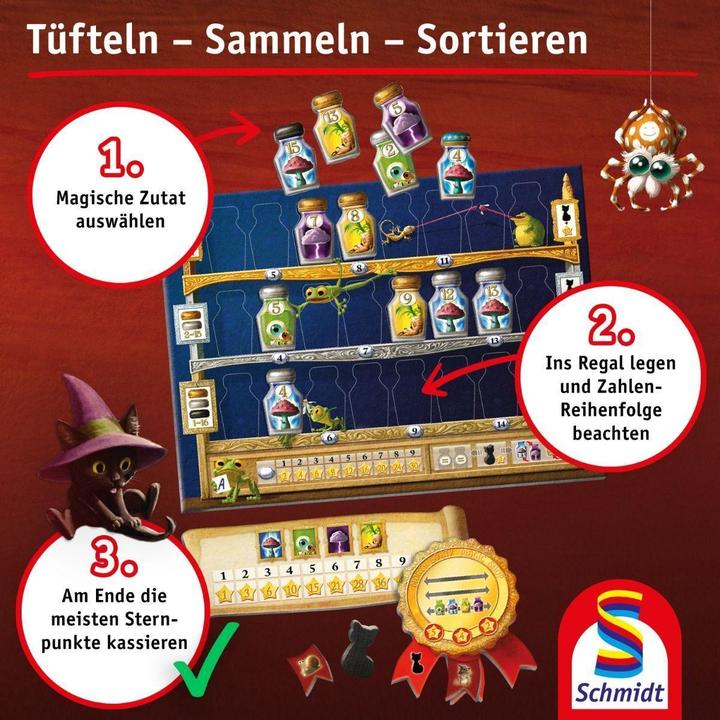 Productafbeelding Schmidt Spiele Morty Sorty Magic Shop (Duits, 2 - 4 Spelers)