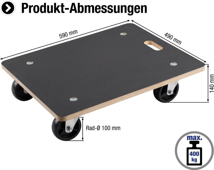 Actual product image Metafranc Transport roller (400 kg)