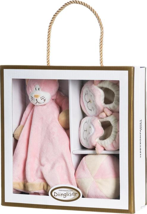 Actual product image Teddykompaniet Diinglisar, gift box, cat pink
