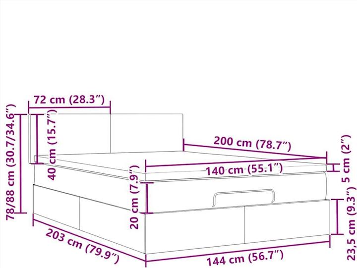 Immagine prodotto vidaXL Braylon (144 x 5 x 128 cm)