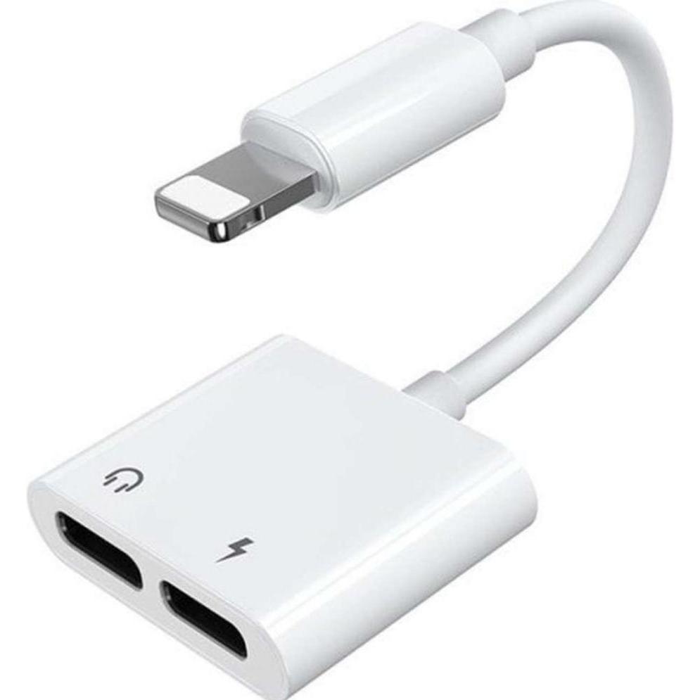 Joyroom Headphone Adapter (Lightning, Lightning), Mobilgerät Adapter, Weiss