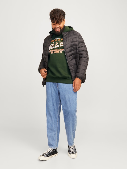 Produktbild Jack & Jones JJELOGO SWEAT HOOD 2 COL 24/25 NOOS PLS (6XL)