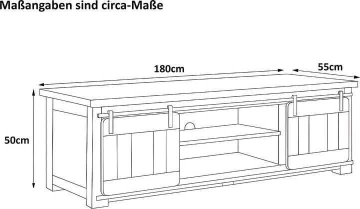 Actual product image SAM Libro (180 x 50 x 55 cm)