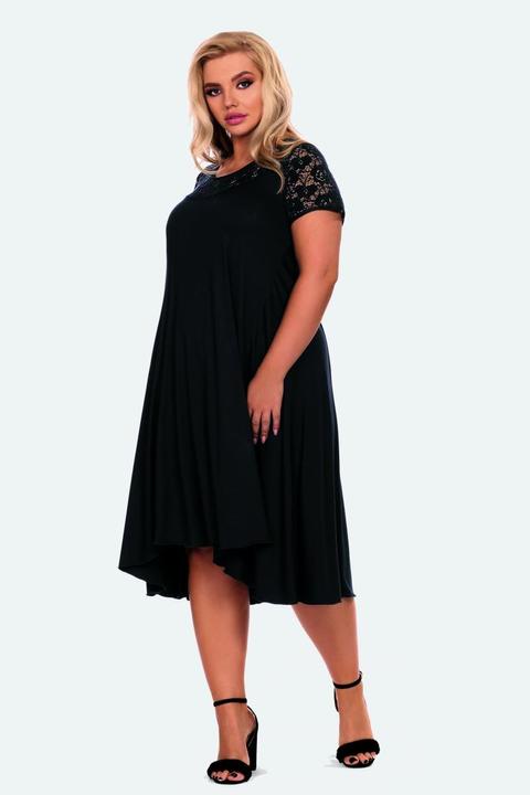 Actual product image Hamana Nightdress in black (5XL)