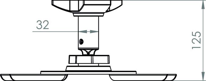 Produktbild VCM Universelle BeamerProjektoren DeckenHalterung DHP (Decke)