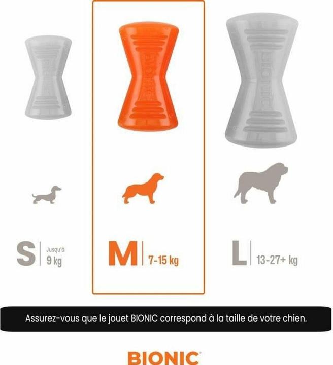Immagine prodotto Bionic Osso M, 15x5,3x13cm (Gioco da masticare per cani)