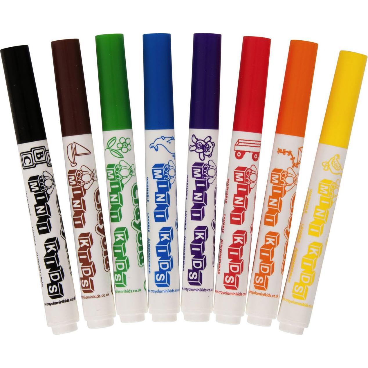 Thumbnail - Crayola, Malstifte, Mini Kids - Marker (Multi, 8 x)