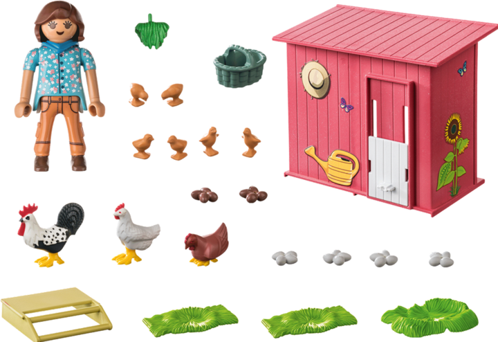 Image du produit Playmobil Poules avec poussins (71308, Playmobil Country)