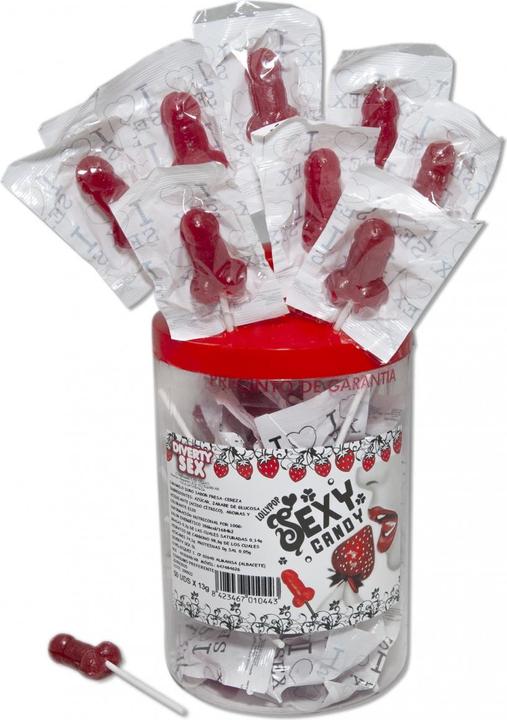 Image du produit Diablo Picante 50 Pénis Lollipop Aux Fraises Et Aux Cerises (50 Unités) (Divers)