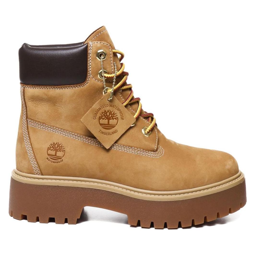 Timberland, Damen, Boots + Stiefel, Women's Stone Street 6 Inch Lace Up Wp Boot, Braun, (39.5)