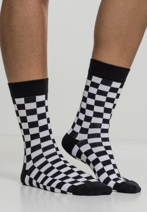 Produktbild Urban Classics Checker Socks 2-Pack (2er Pack, 43 - 46)