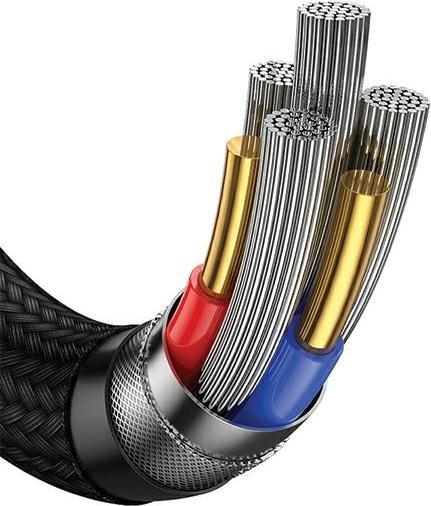 Produktbild Usams US-SJ646 U85 PD100W A+C to C+L+M 6in1 Fast Charging Cable 2m (2 m, USB 3.2 Gen 1, 100 W)