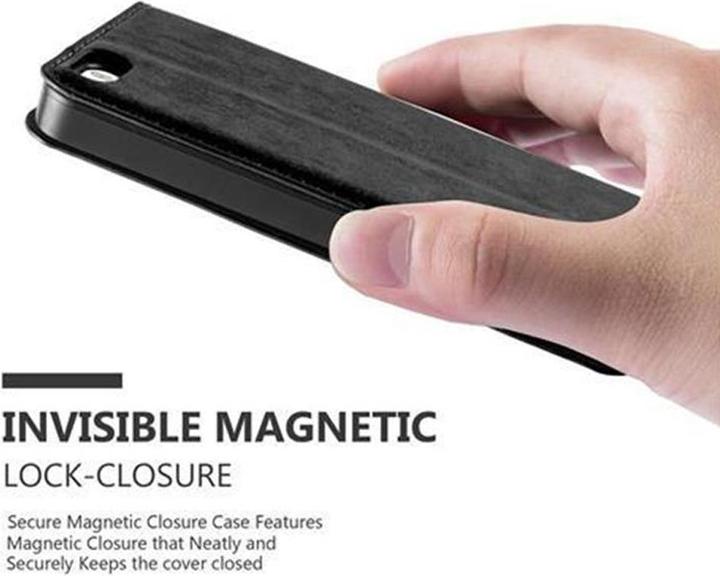 Actual product image Cadorabo Book Invisible Magnet Cover (Apple iPhone 5)