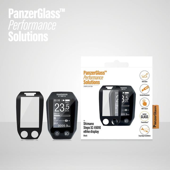 Actual product image PanzerGlass Display protector anti-glare for Shimano Steps E6010 (E-bike display)