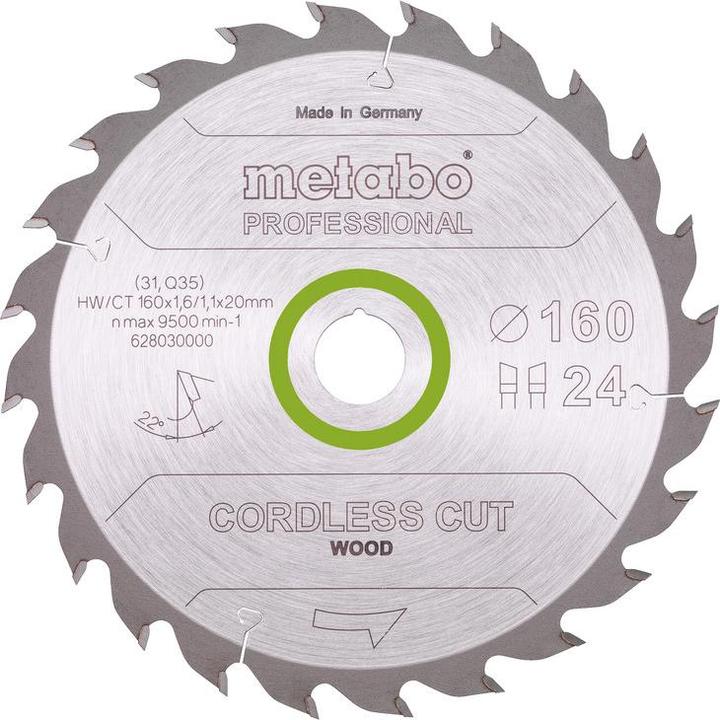 Actual product image Metabo Circular saw blade 60x20 x6