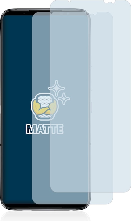 Actual product image BROTECT Anti-glare screen protector matt (2 Piece, Asus ROG Phone 6)