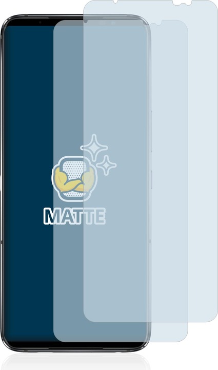 Actual product image BROTECT Anti-glare screen protector matt (2 Piece, Asus ROG Phone 6)
