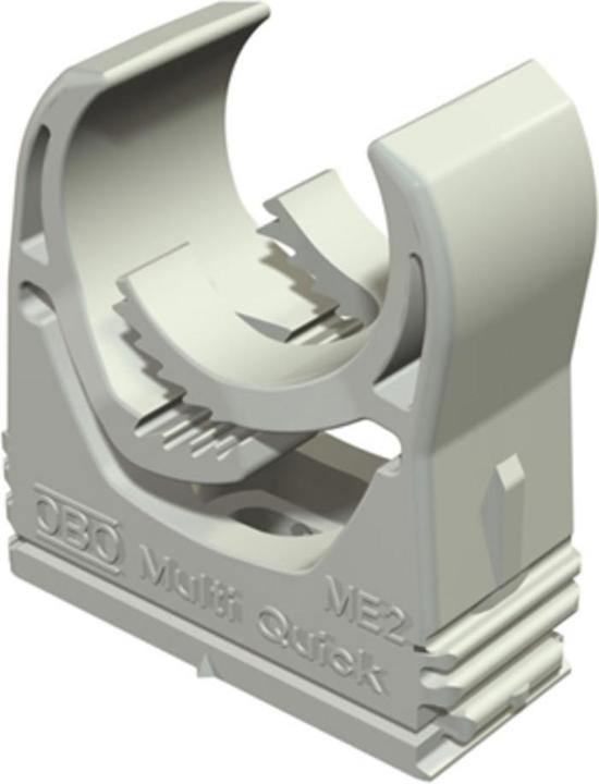Actual product image OBO Bettermann Multi-Quick clamp, metric, M32, clamping range 25- 32 mm, light grey