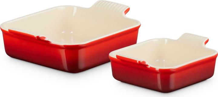 Produktbild Le Creuset Auflaufformen 2er Set Tradition 13/20 cm Kirschrot