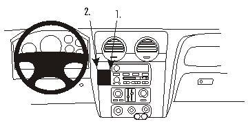 Produktbild Brodit 853467 Autohalterung GMC Envoy