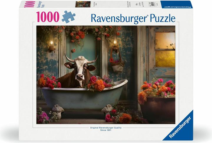 Ravensburger The cow in the bathtub (1000 pieces)