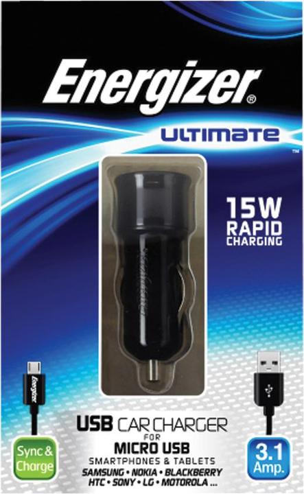 Produktbild Energizer Ultimate Micro USB car charger 2 USB 3A