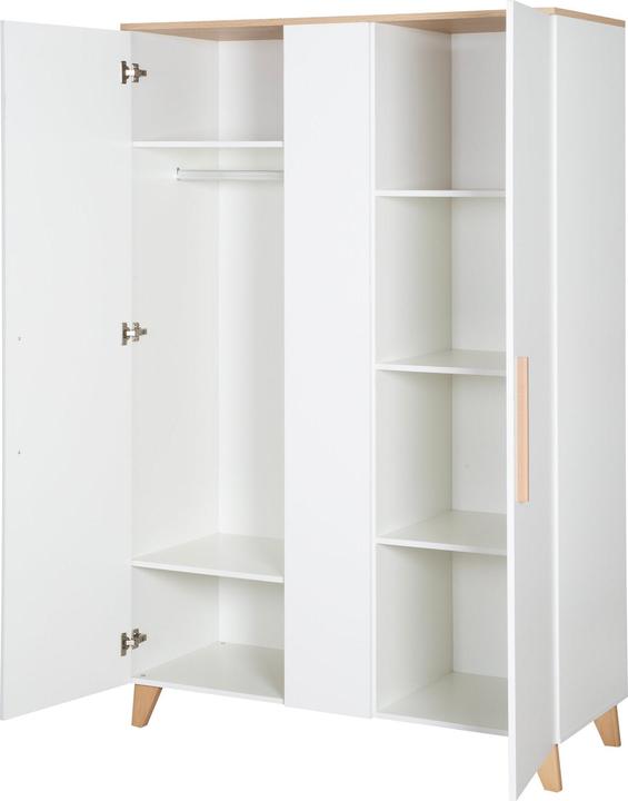 Produktbild Roba Kleiderschrank 2,5 türig Leon (119 x 52 x 190 cm)
