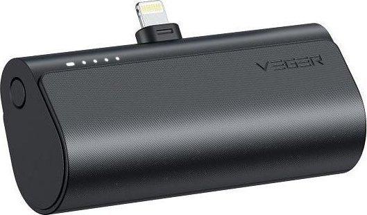 Image du produit Veger PlugOn Powerbank type-C - 5000mAh (5000 mAh, 20 W, 18.50 Wh)