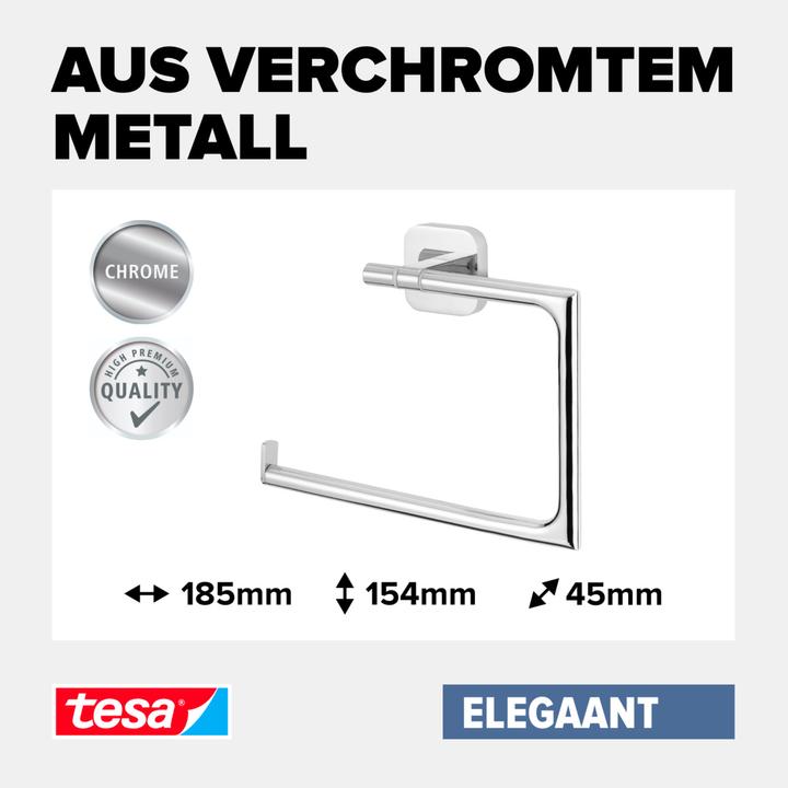 Actual product image tesa ELEGAANT towel ring