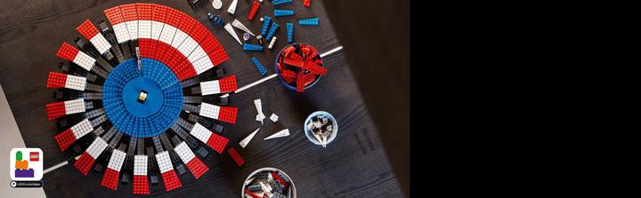 Produktbild LEGO Captain Americas Schild (76262, LEGO Marvel)