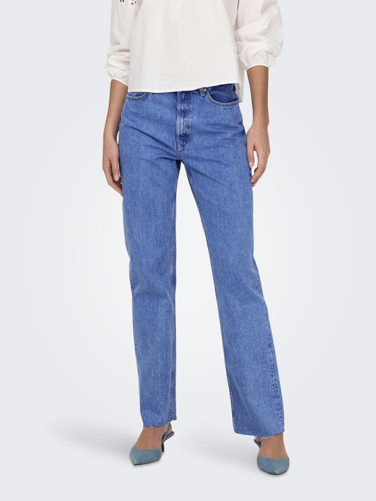 Immagine prodotto Only ONLRILEY Jeans a vita alta e taglio dritto Jeans dalla vestibilità dritta (W31/L32)