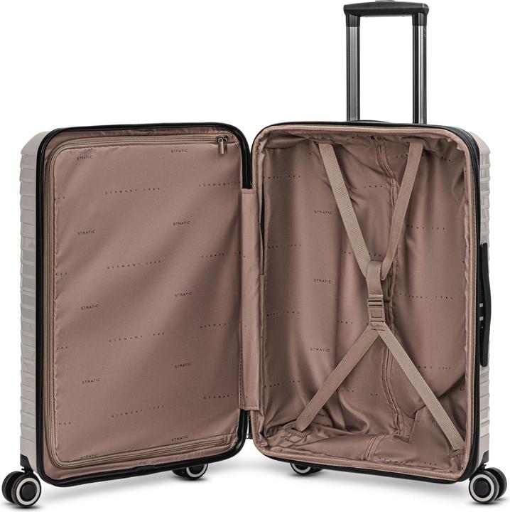 Produktbild Stratic Shine 4 Rollen Kofferset 3-teilig mit Dehnfalte (193 l)