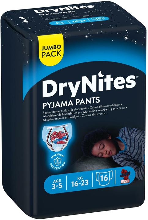 Huggies Dry Nites (Gr. 3, Gr. 4, Gr. 5, Tragepack, 16 Stk.)