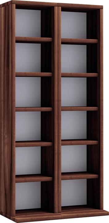 Actual product image VCM Wood CD DVD Stand Shelf Milano (42 x 20 x 92 cm)