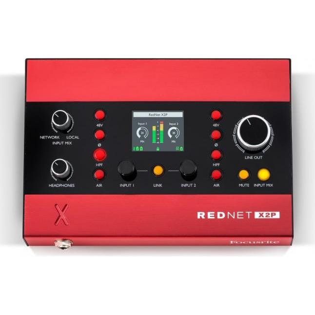Focusrite RedNet X2P, Audio Interface