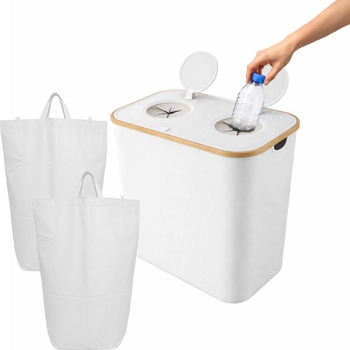 Produktbild Relaxdays Pfandflaschen-Sammelbehälter 2 Fächer (140 l)