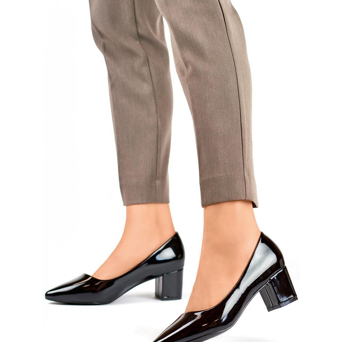 Primo, Damen, Pumps, Pumps mit Absatz, Schwarz, (37)