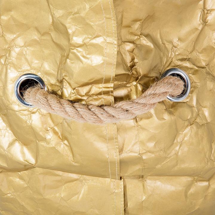 Actual product image Beliani Beanbag gold DROP