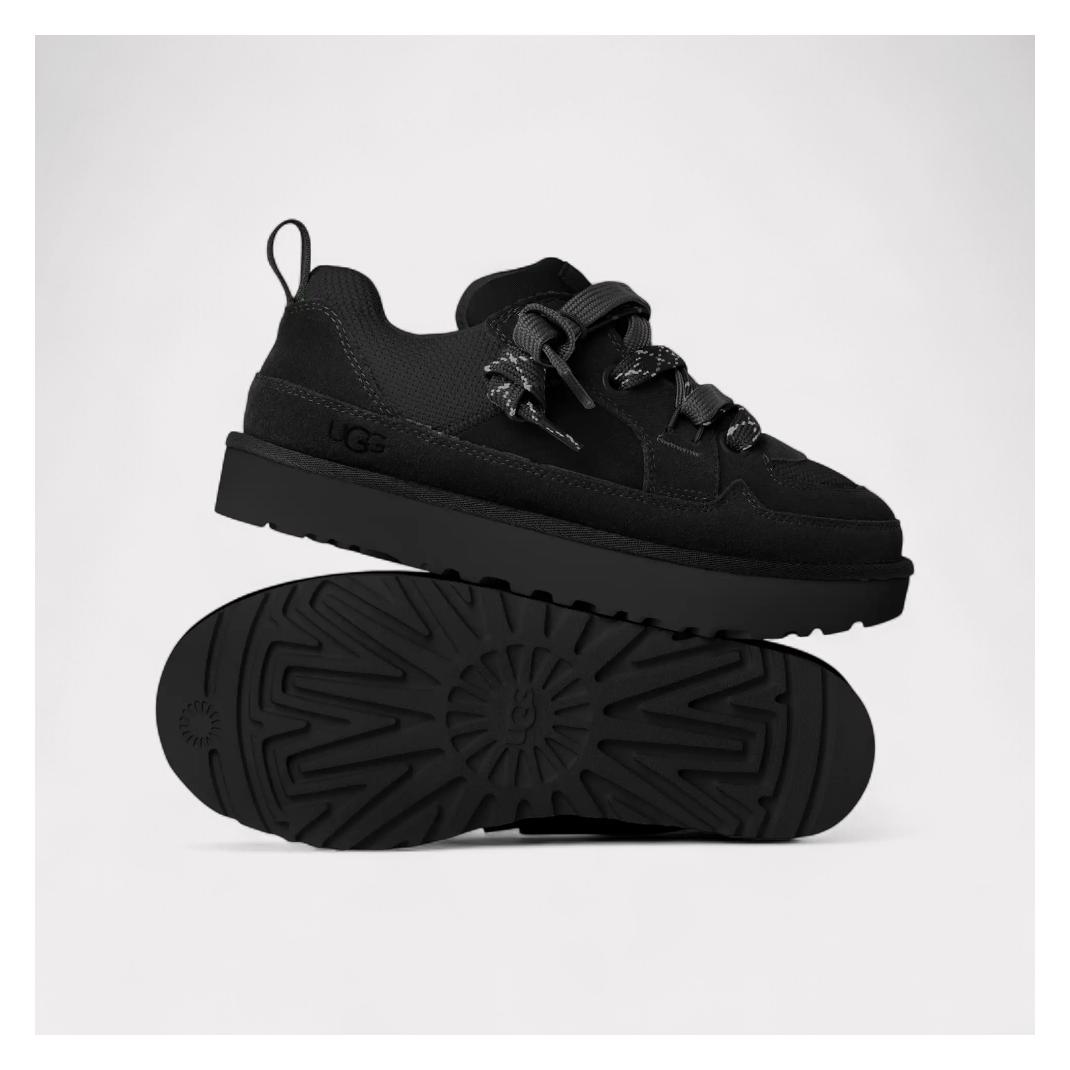 Ugg, Vrouwen, Lace-Ups, Lo Laagmel, Zwart, (36)